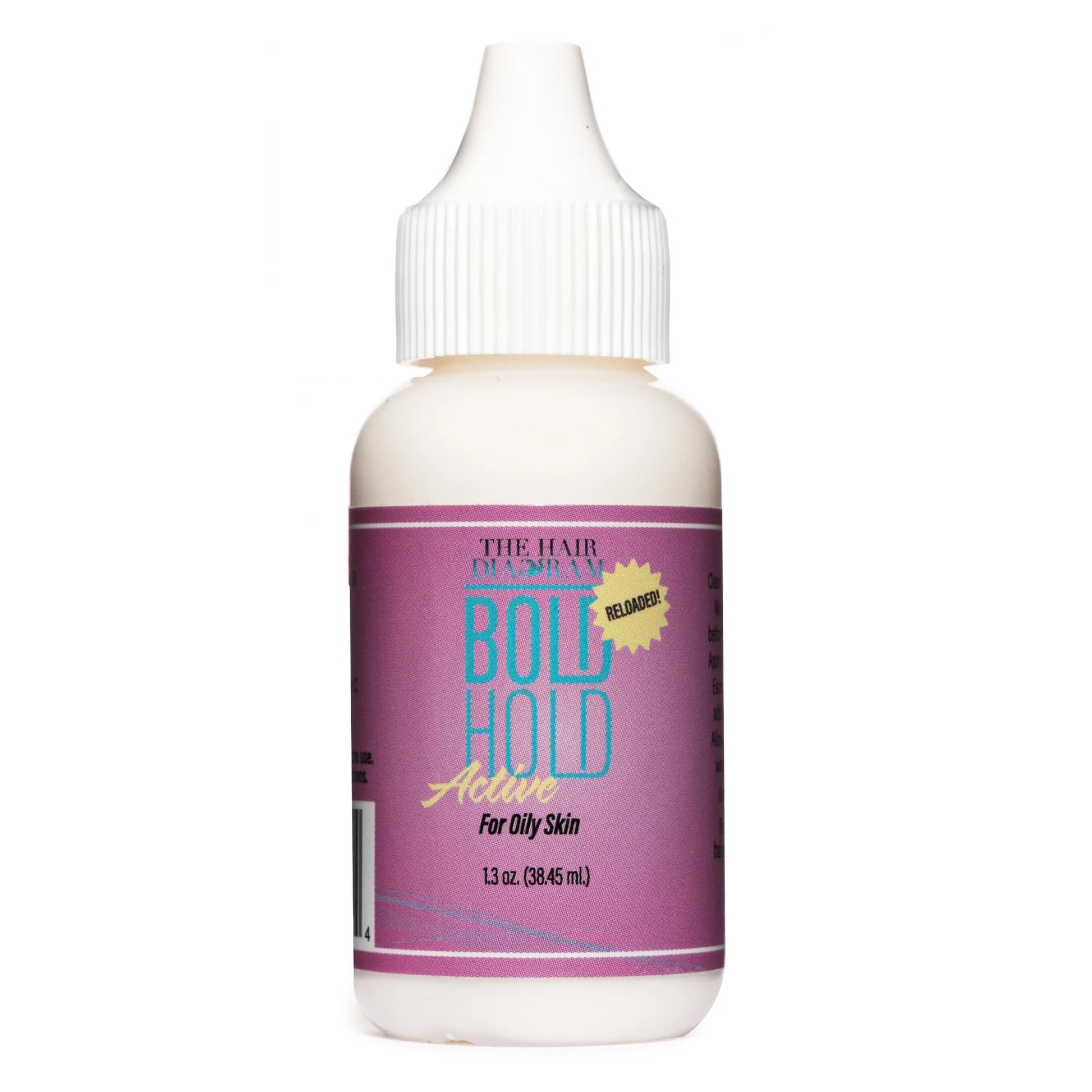 Bold Hold Active for Oily Skin, Lace Wig Glue/Adhesive, Water-Based Non-Toxic (1.3 Oz)