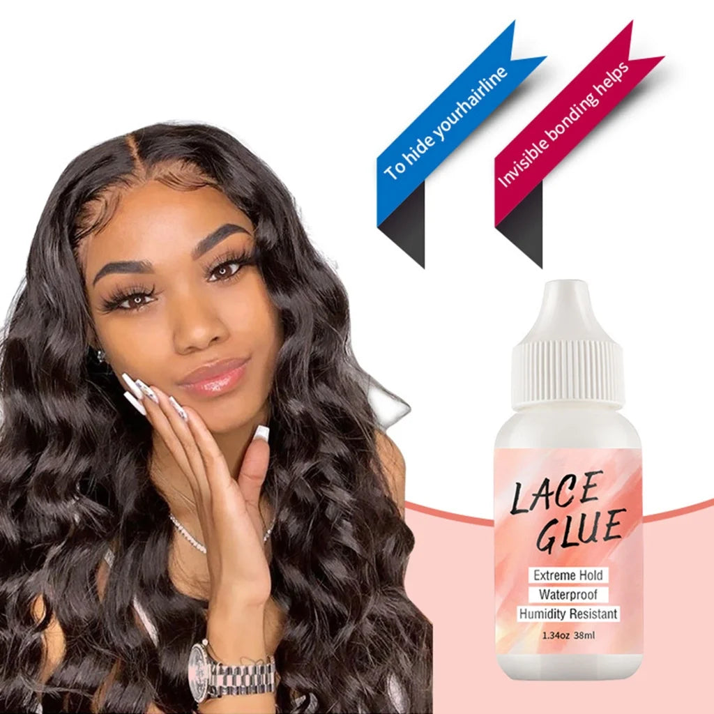 Wig Glue Lace Glue Waterproof Wig Glue for Front Lace Wig Transparent Lace