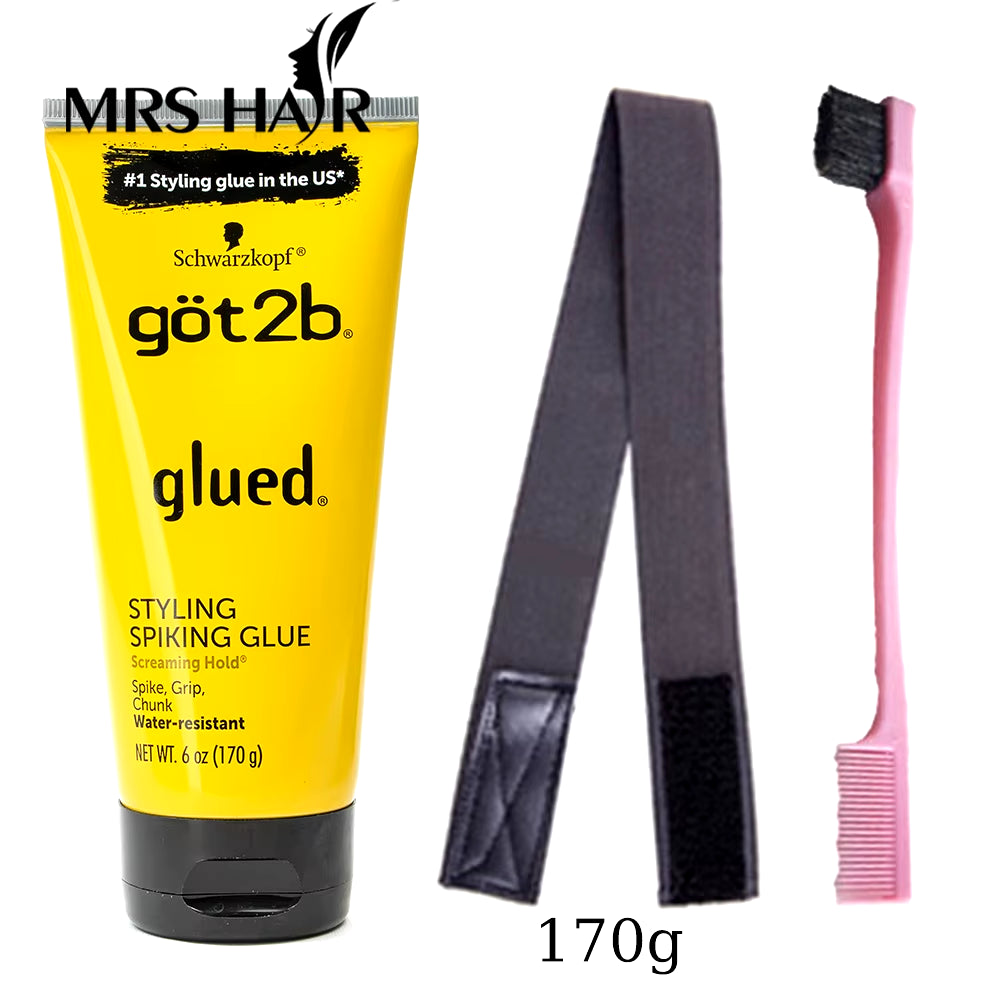 Got 2B Spray Human Hair Styling Gel Got2B Spray Glued 12 Oz / 6 Oz Freeze Spray Ultra Glued Invincible Styling Hair Gel 1.25Oz